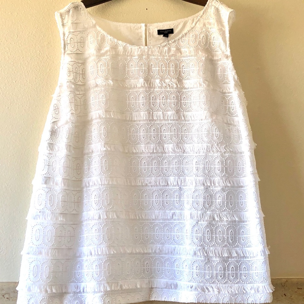 Talbots sleeveless blouse - 24W
